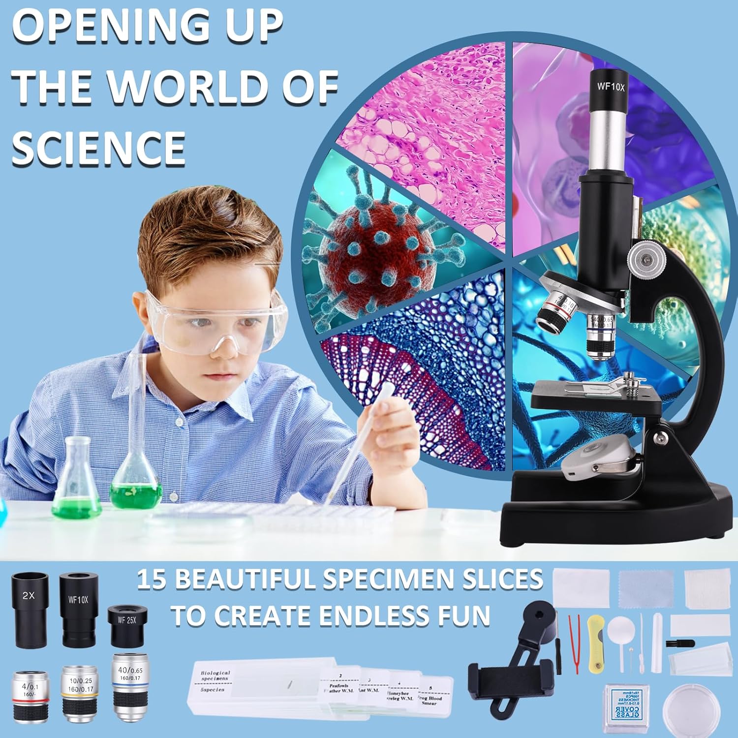 Biology Microscope Kit