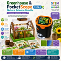 Greenhouse & PocketScope 2-in-1 Nature Science Bundle
