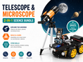 Smart Robotics Car & Telescope 2-in-1 Science Bundle