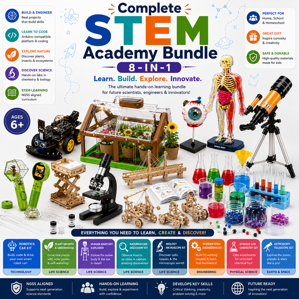 Complete STEM Academy Bundle 8-in-1
