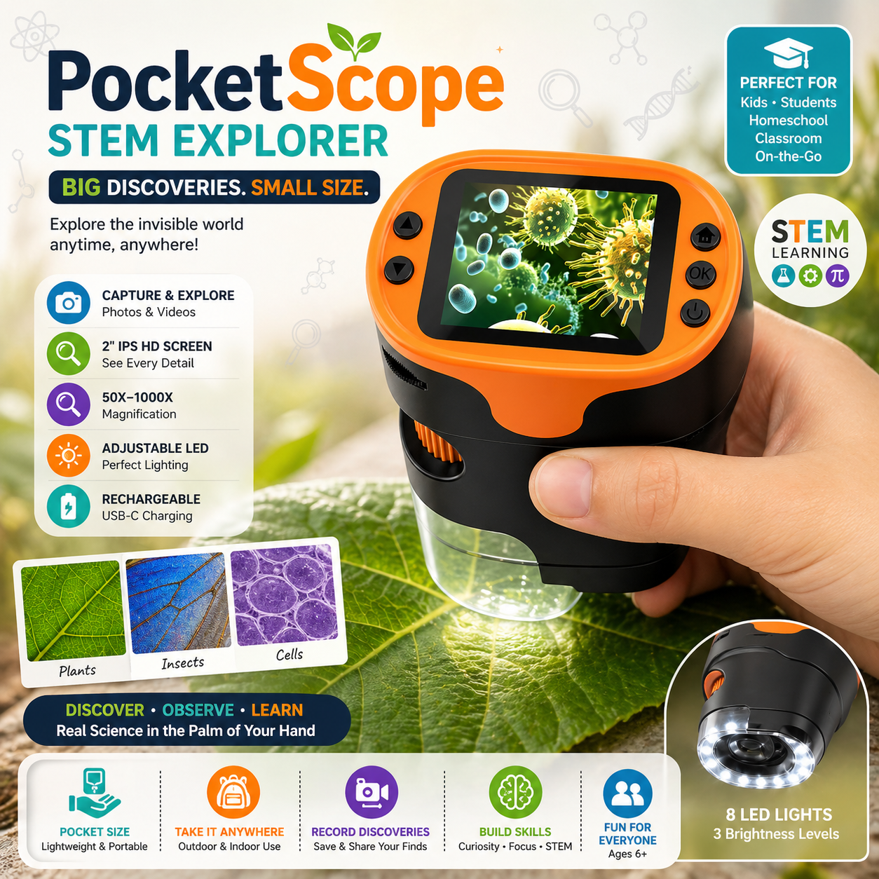 Ultimate Nature & Space Explorer Bundle 4-in-1