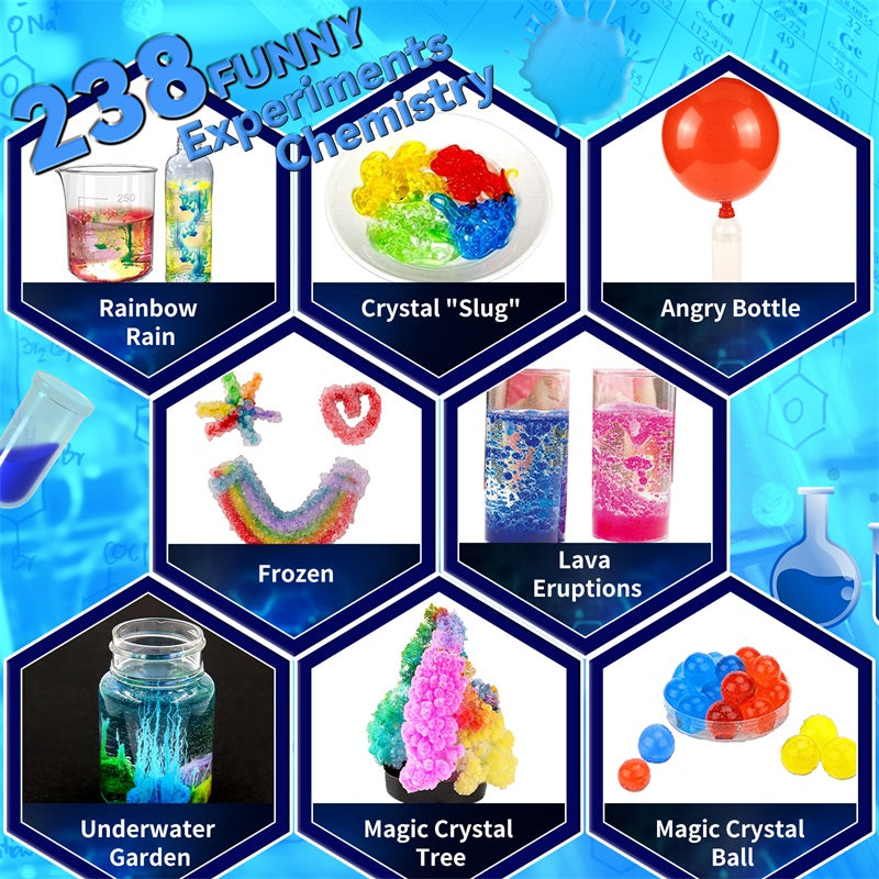 Science Lab Chemistry Set - 238+ Experiments