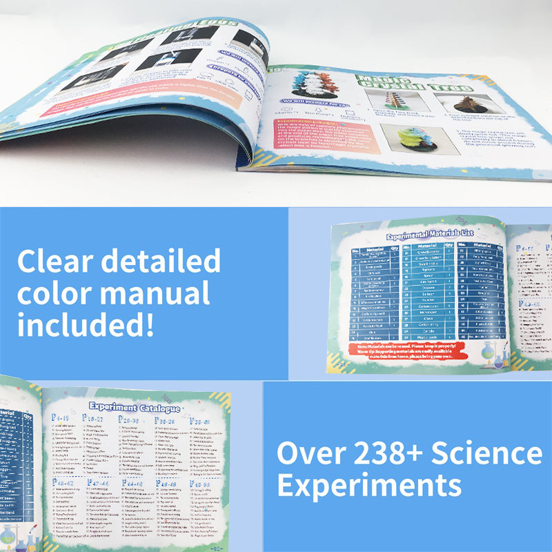 Science Lab Chemistry Set - 238+ Experiments