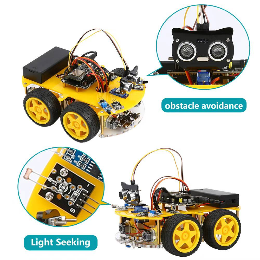 RoboRover 4WD Smart Car Builder Kit