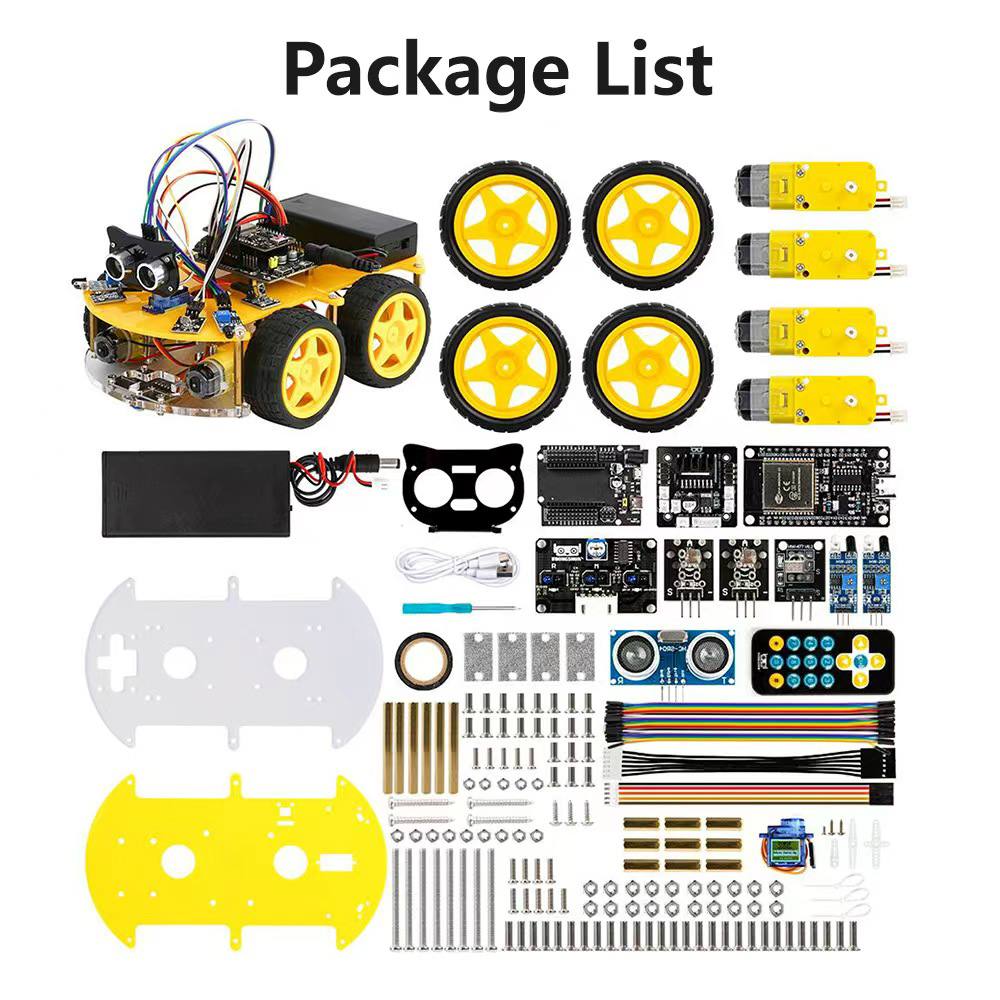 RoboRover 4WD Smart Car Builder Kit