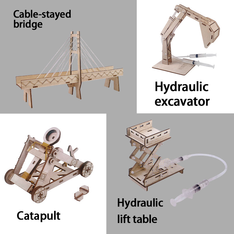 Wooden STEM Kit 10-in-1